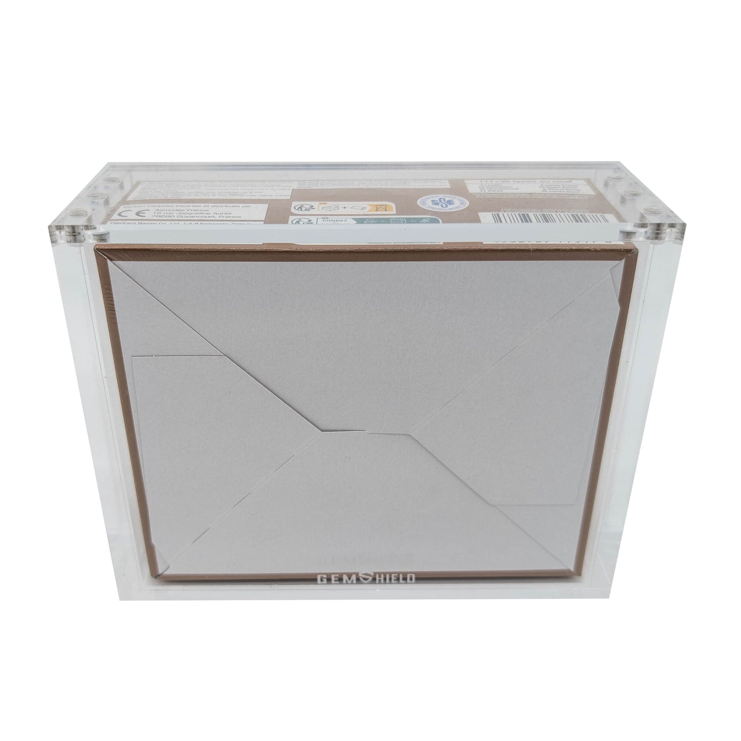 Protection acrylique pour display One Piece PRB01 PRB02 FR et US ("basics by Gemshield")