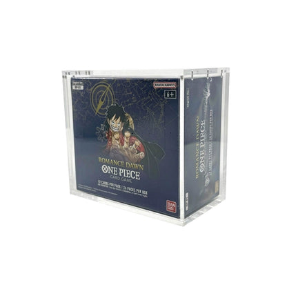 Protection acrylique pour display One Piece OP01 et OP02 ("basics by Gemshield")