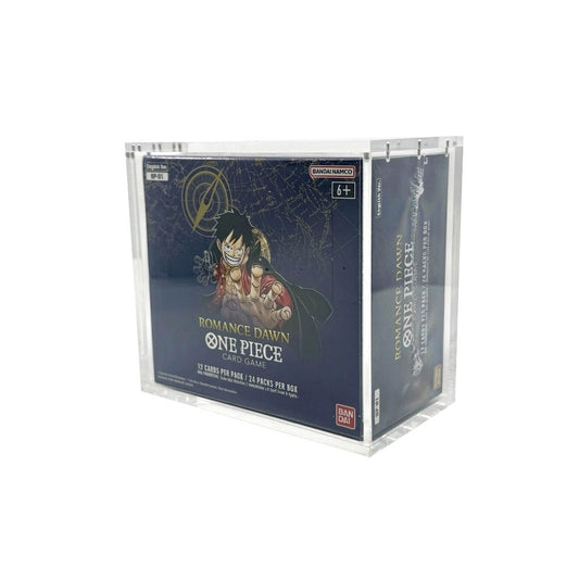 Protection acrylique pour display One Piece OP01 et OP02 ("basics by Gemshield")