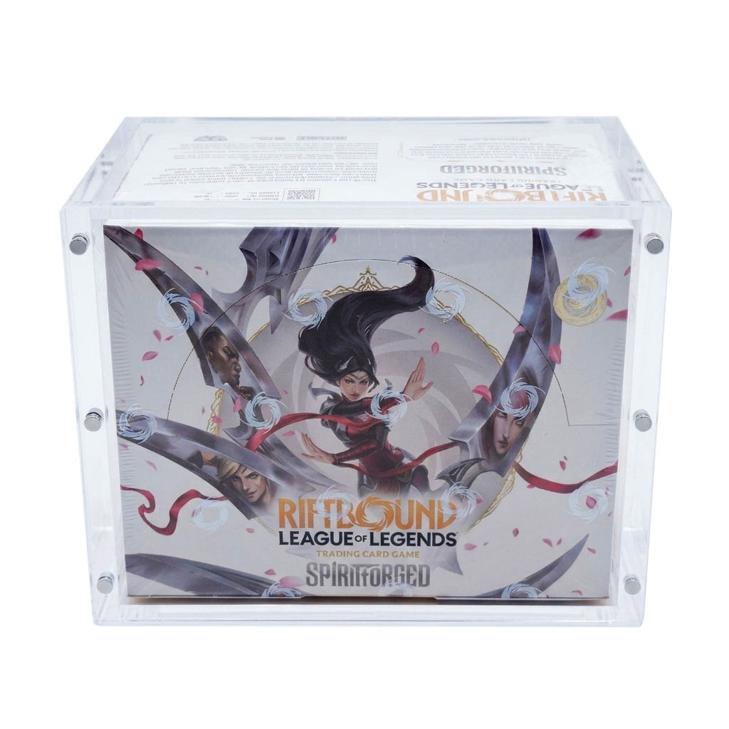 Protection acrylique premium pour display Riftbound : League of Legends TCG