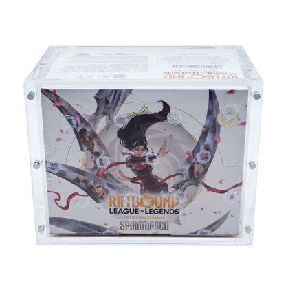 Protection acrylique premium pour display Riftbound : League of Legends TCG