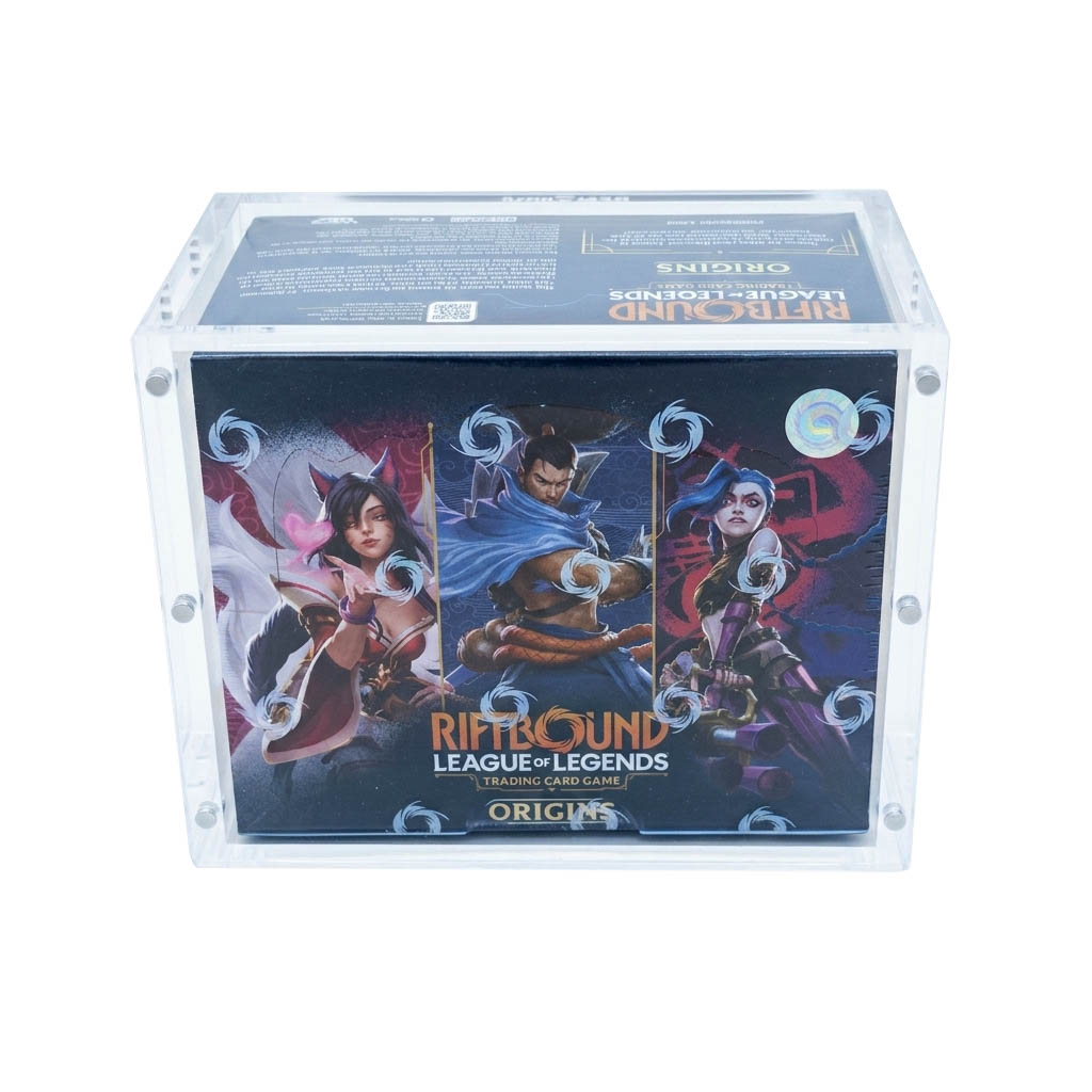 Protection acrylique premium pour display Riftbound : League of Legends TCG
