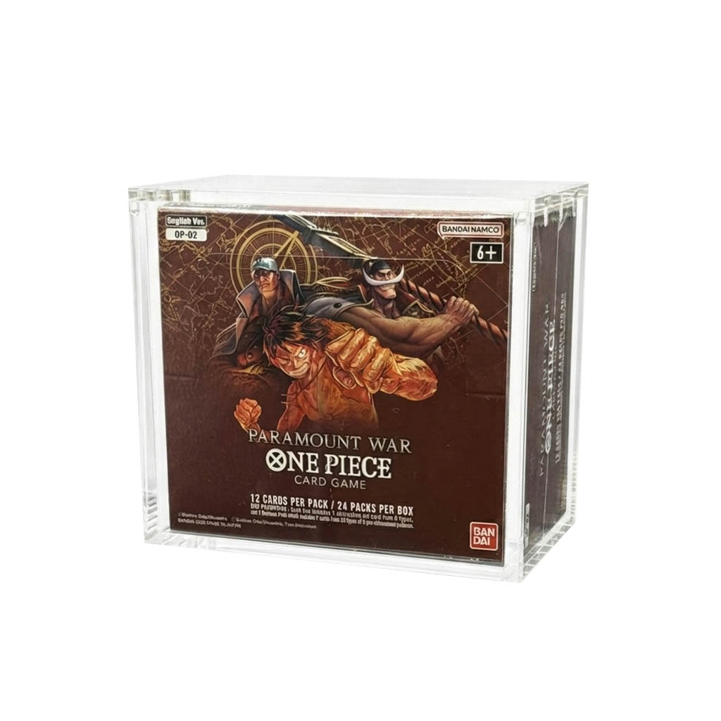 Protection acrylique premium pour Display One Piece US First Print (Fonds colorés)