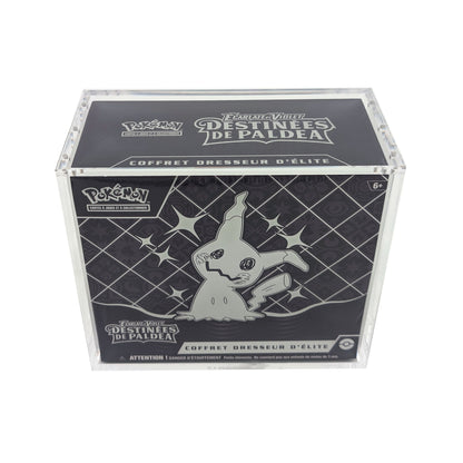 Protection acrylique pour ETB Pokemon ("basics by Gemshield")