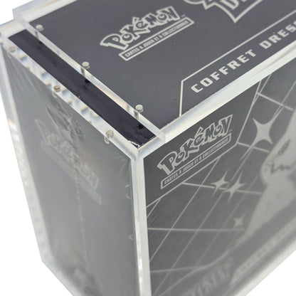 Protection acrylique pour ETB Pokemon ("basics by Gemshield")