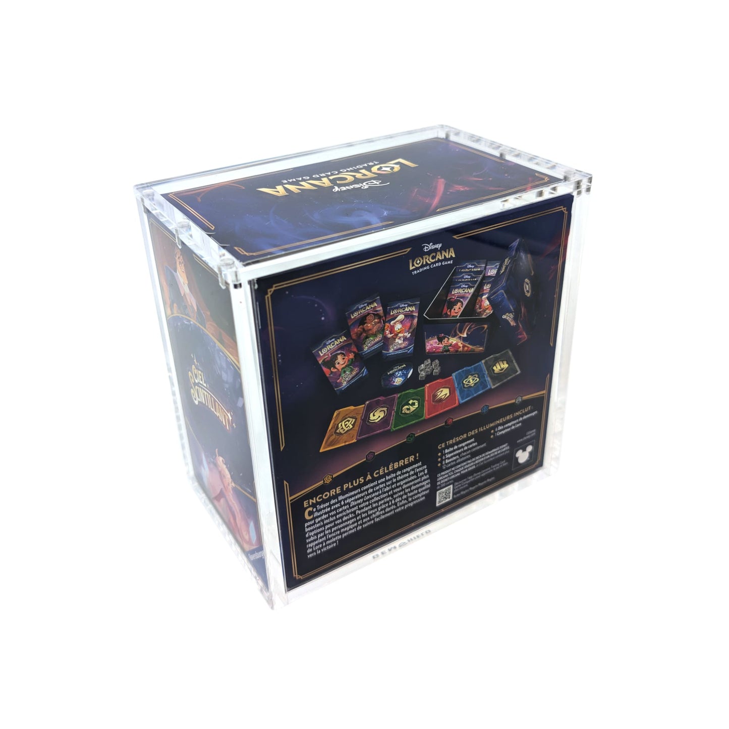 Protection acrylique premium pour Trove Pack Disney Lorcana