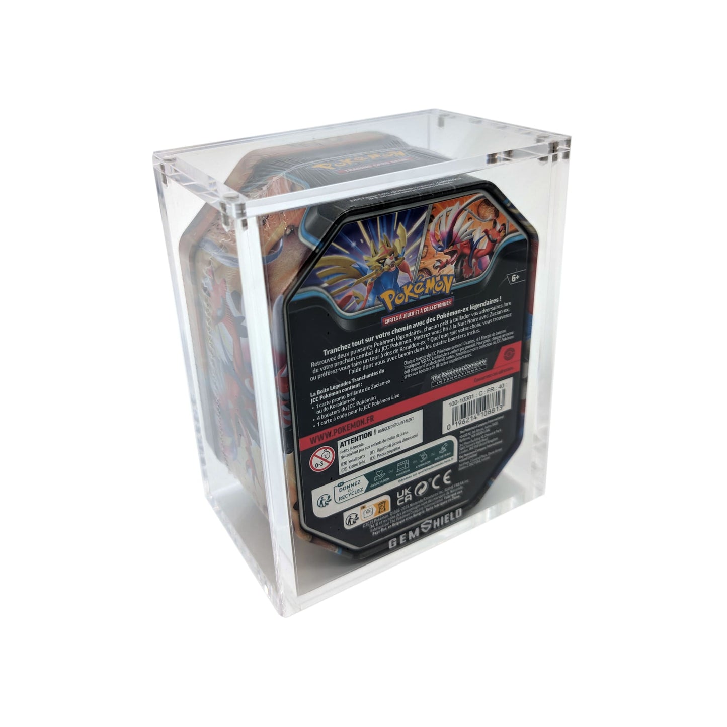Protection acrylique premium pour Pokébox Pokémon