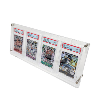 Présentoir acrylique pour cartes PSA X4 (compatible Collect Aura, CGC) (Copie)