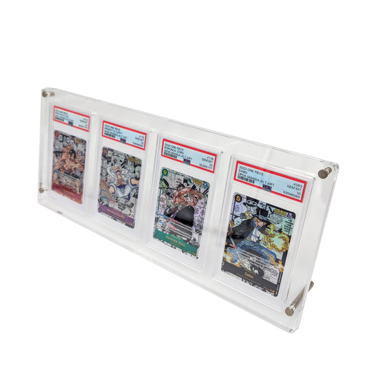 Présentoir acrylique pour cartes PSA X4 (compatible Collect Aura, CGC) (Copie)