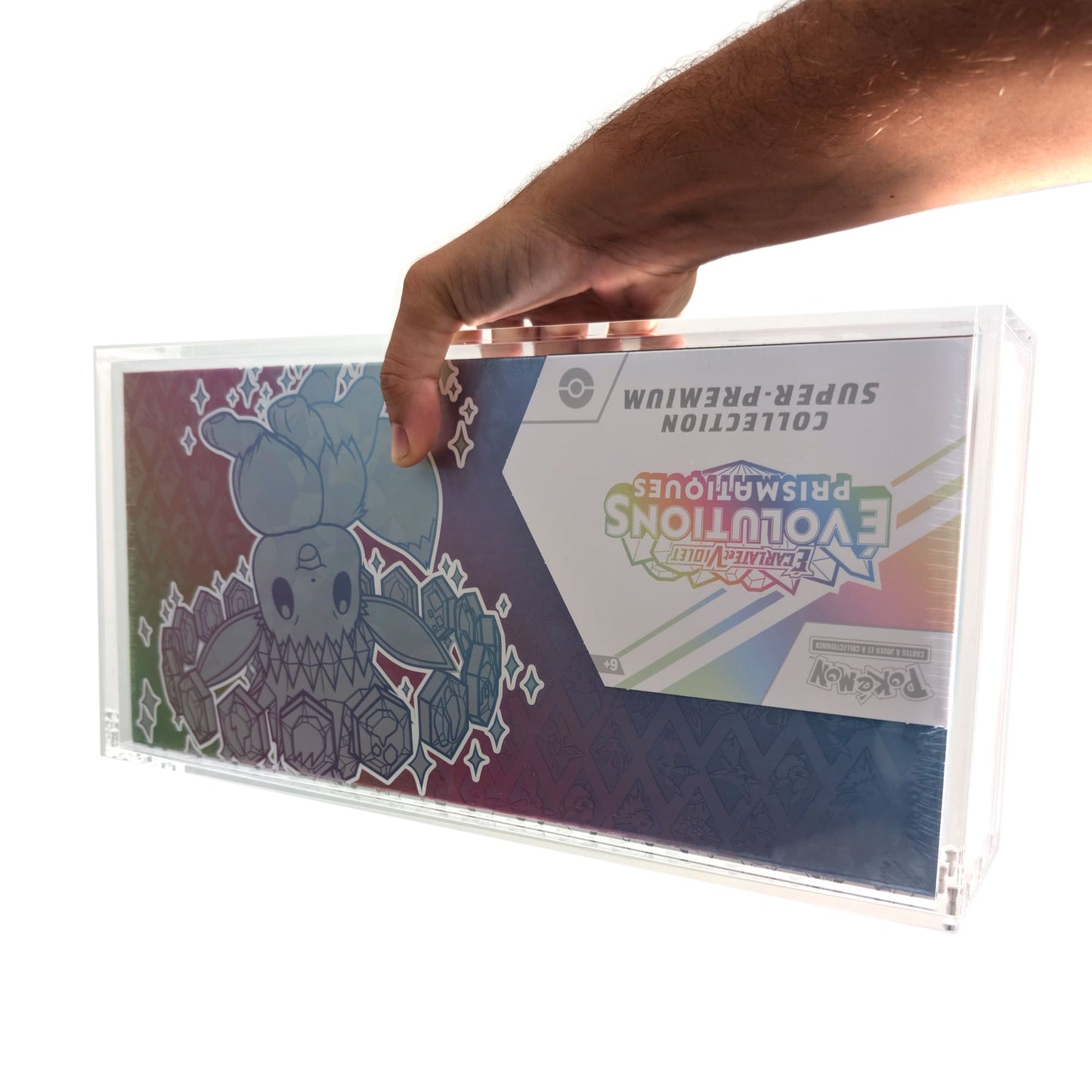 Protection acrylique pour coffret Super-Premium Évolutions Prismatiques EV8.5